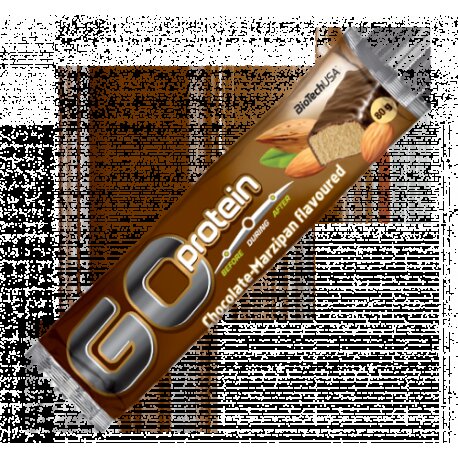 GO Protein Bar - 80 g, Príchuť čokoláda-marcipán