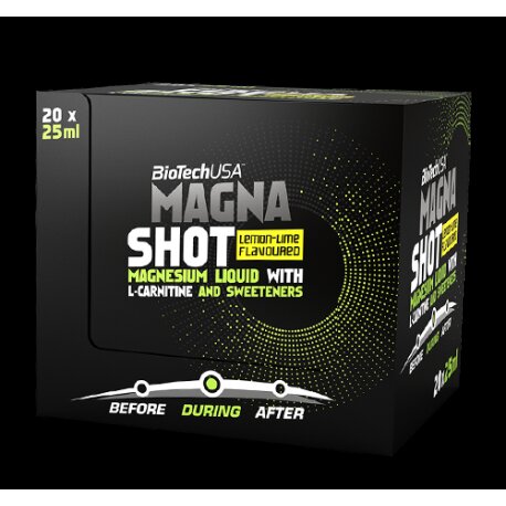 Magna Shot - 20 x 25 ml, Príchuť citrón-limetka